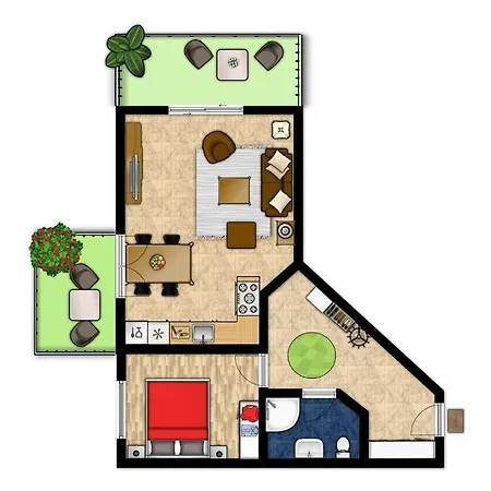 Apartment Haus Nordstern 08 *
